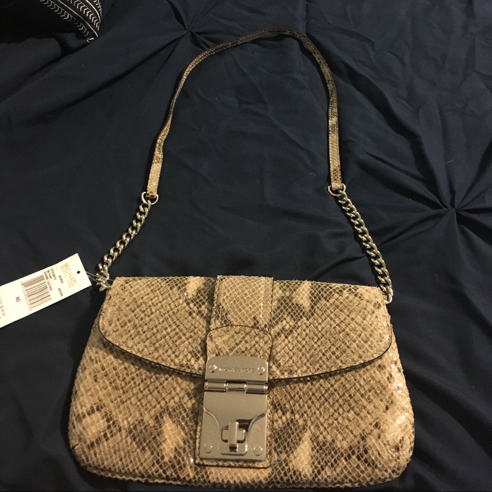 Michael Kors snakeskin purse